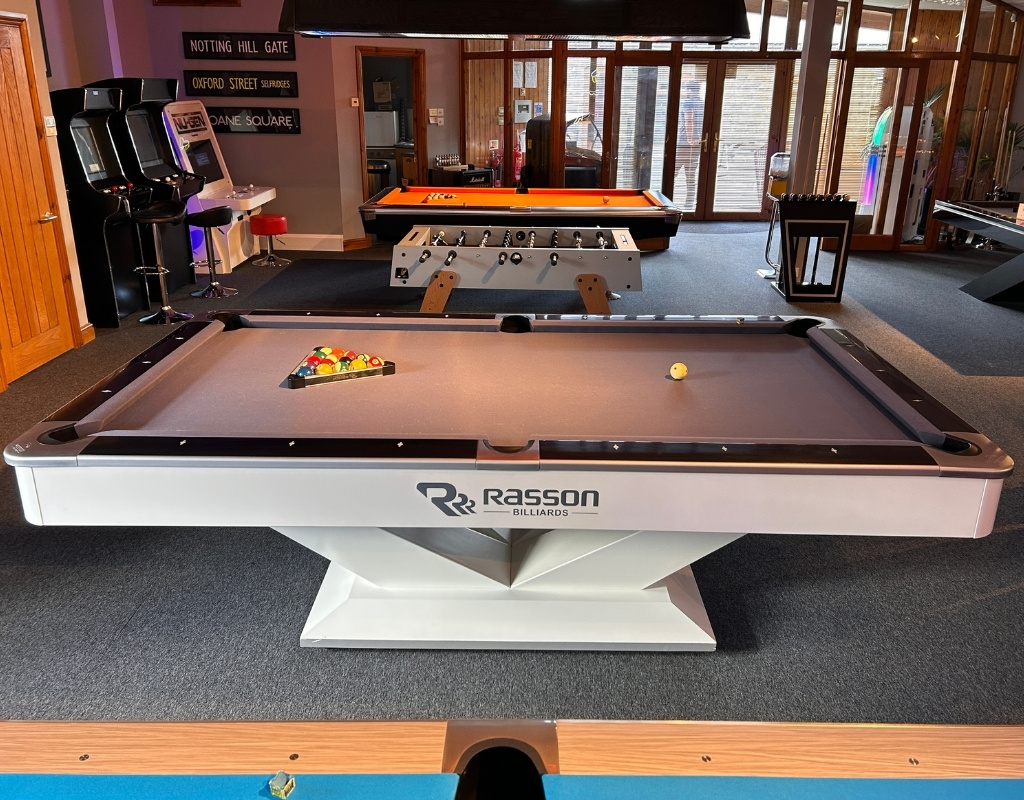 Rasson Victory II American Pool Table: White Finish - 8ft | Free ...